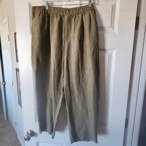 Madewell Cropped Linen Pants